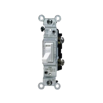 Single Light Switch interruptor sencillo blanco e ivory