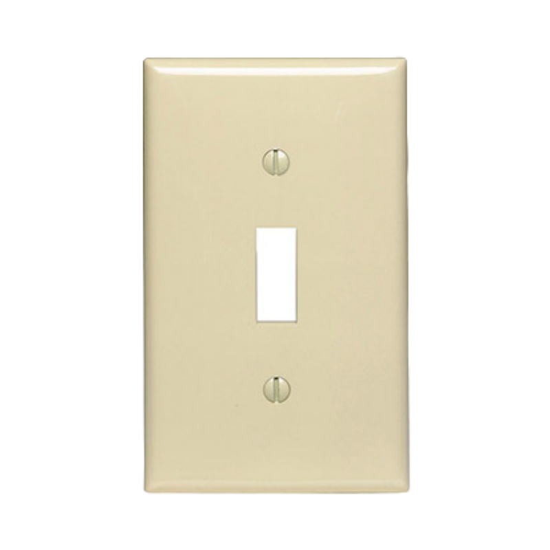 Switch Plate Cover Single White & Ivory