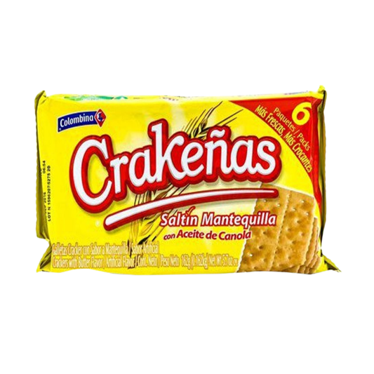 CraKenas butter crackers galletas saladas mantequilla 24pk