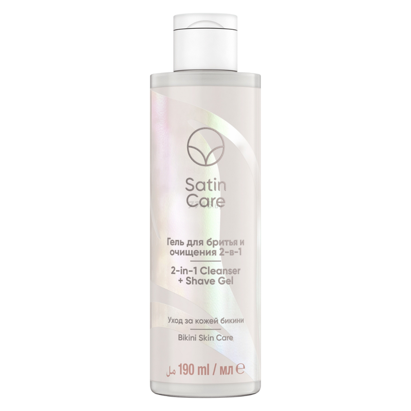 Satin Care 2-in-1 Cleanser & Shave Gel – Sensitive Skin (6 oz)