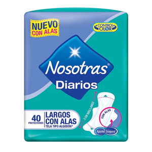 Nosotras Diarios Largos con Alas (40ct)