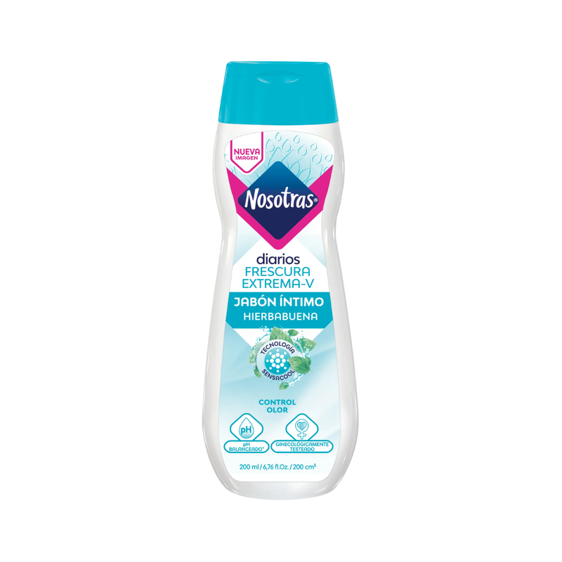 Nosotras Frescura Extrema-V Intimate Soap with Mint and Sensacool (6.76oz)