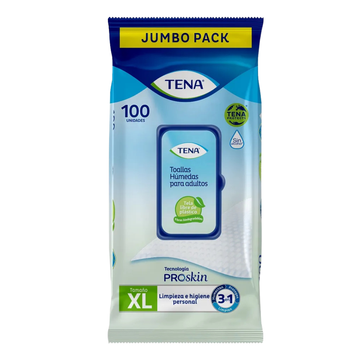 TENA Wipes with Oat and Vitamin E toallitas húmedas 100 unidades