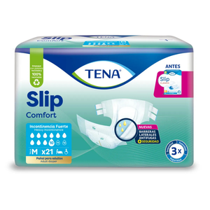 Tena Slip Clasico Medium pañales adultos incontinencia fuerte 21 unidades