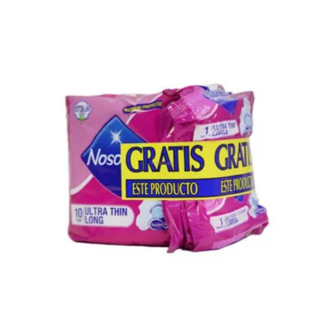 Nosotras Ultra Thin Long Sanitary Pads 13ct toallas sanitarias alas