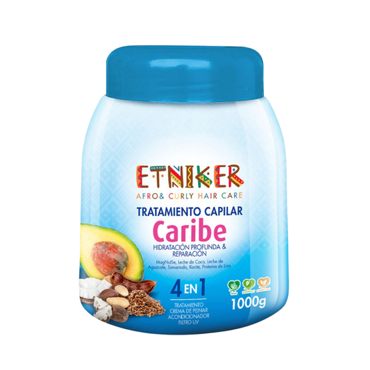 Tratamiento capilar Etniker Mi Tierra Caribe 4 en 1 para cabello afro 1000g