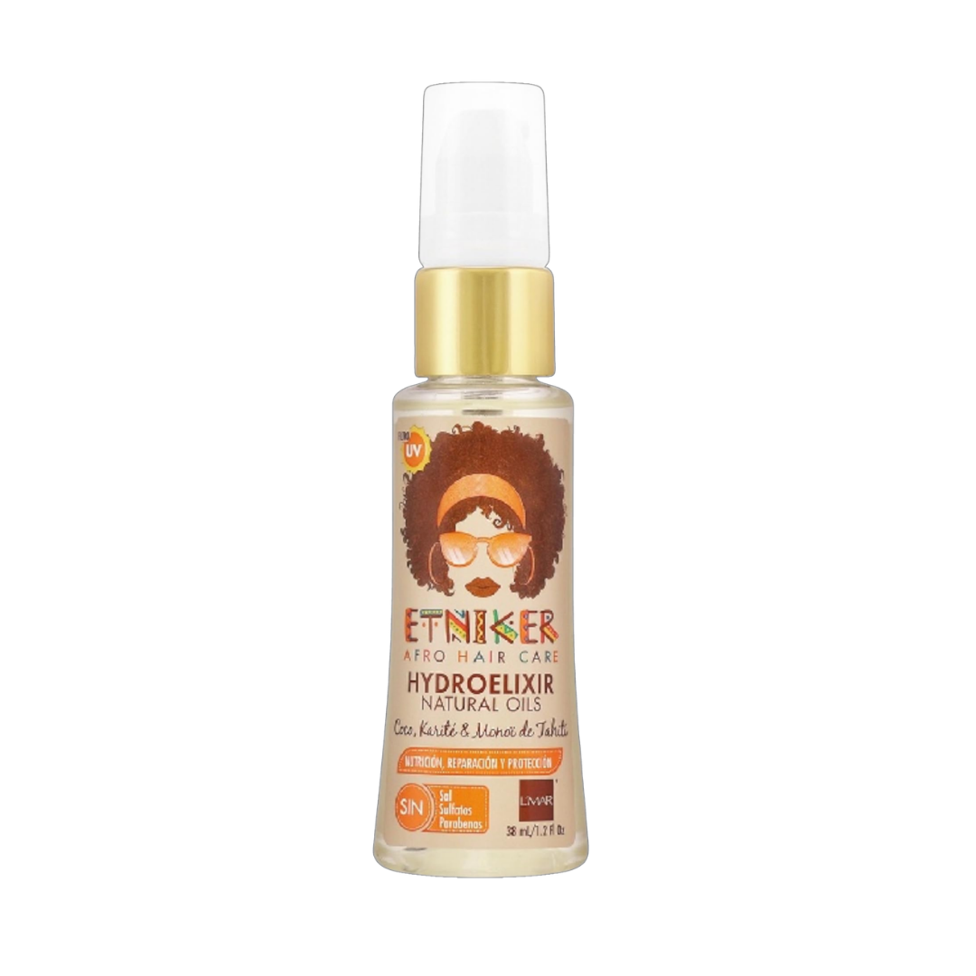 Aceite capilar nutritivo Etniker Hydroelixir con aceites naturales 35ml