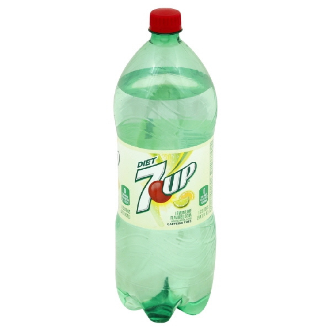 Diet 7UP Lemon Lime Soda Zero Sugar 1.75 Litros refresco dieta