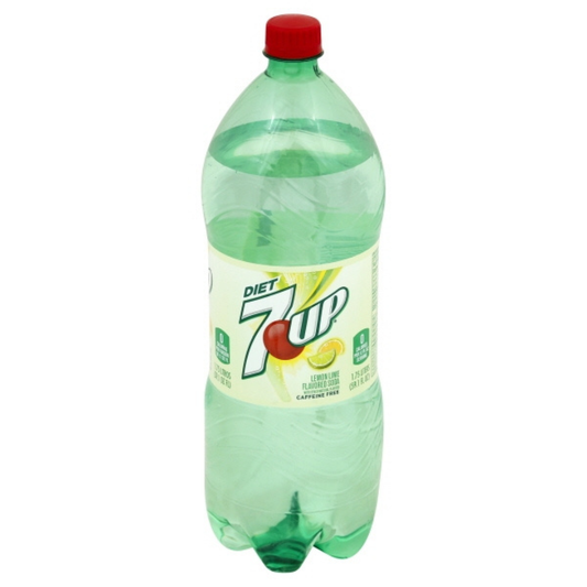 Diet 7UP Lemon Lime Soda Zero Sugar 1.75 Litros refresco dieta