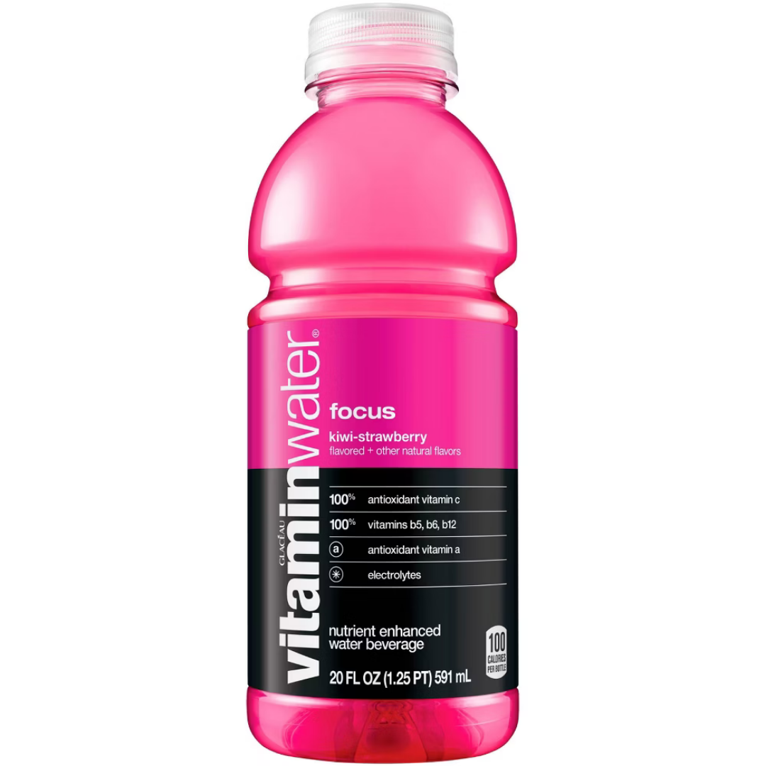 Vitaminwater Focus Kiwi Strawberry 20oz