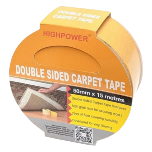 Double Sided Carpet Tape cinta doble cara para alfombras 50mm x 15m