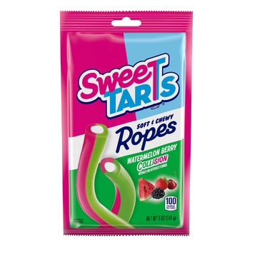SweeTARTS Ropes Collision Watermelon Berry 5oz cuerdas dulces
