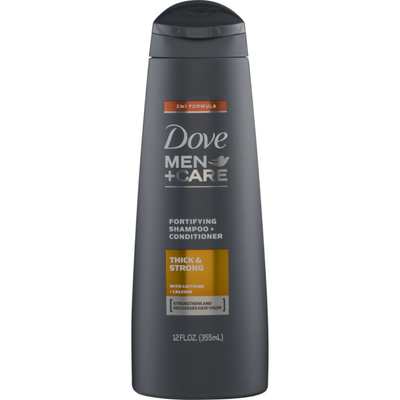 Dove Men+Care Thick & Strong Fortifying 2-in-1 Shampoo & Conditioner (12oz)