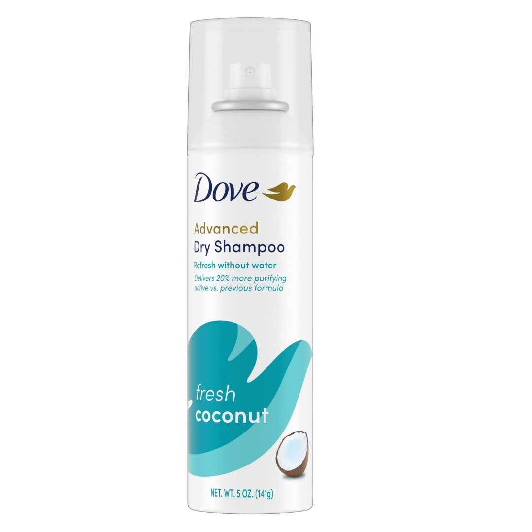 Champú seco Dove Advanced Care Fresh Coconut absorción de grasa