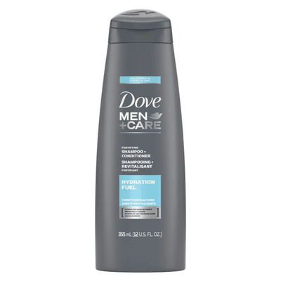 Dove Men+Care Hydration Fuel Fortifying 2-in-1 Shampoo & Conditioner (12oz)