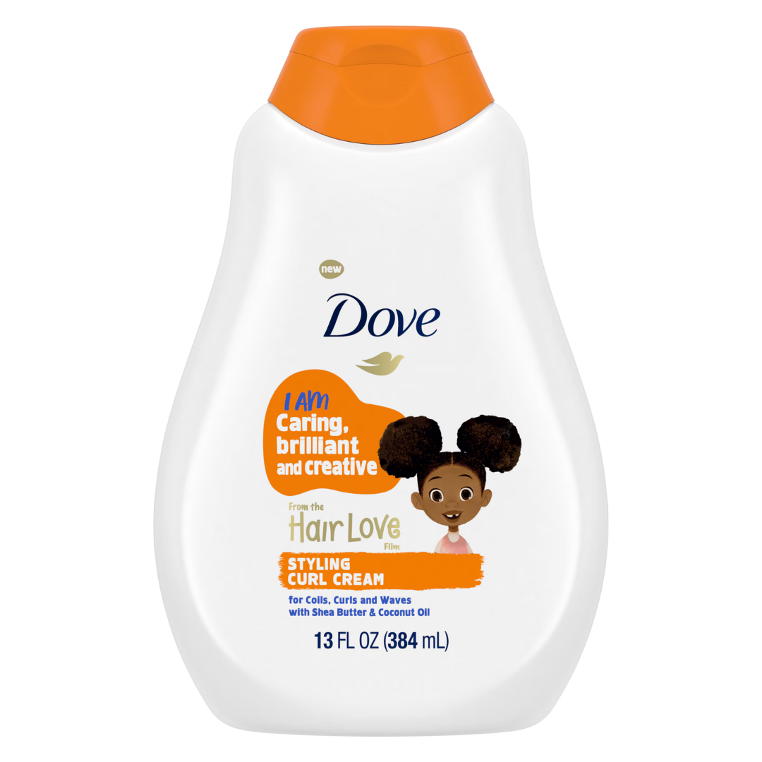 Dove Kids Care Hair Love Styling Curl Cream 13oz crema peinar rizos