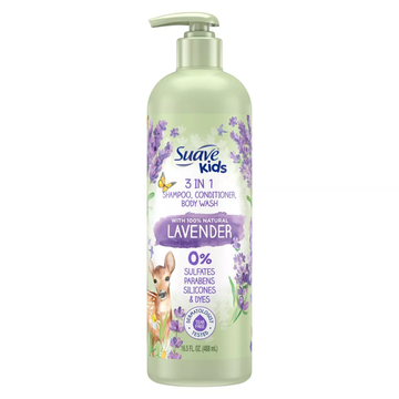 Suave Kids 3-in-1 Coconut shampoo acondicionador gel 22.5oz