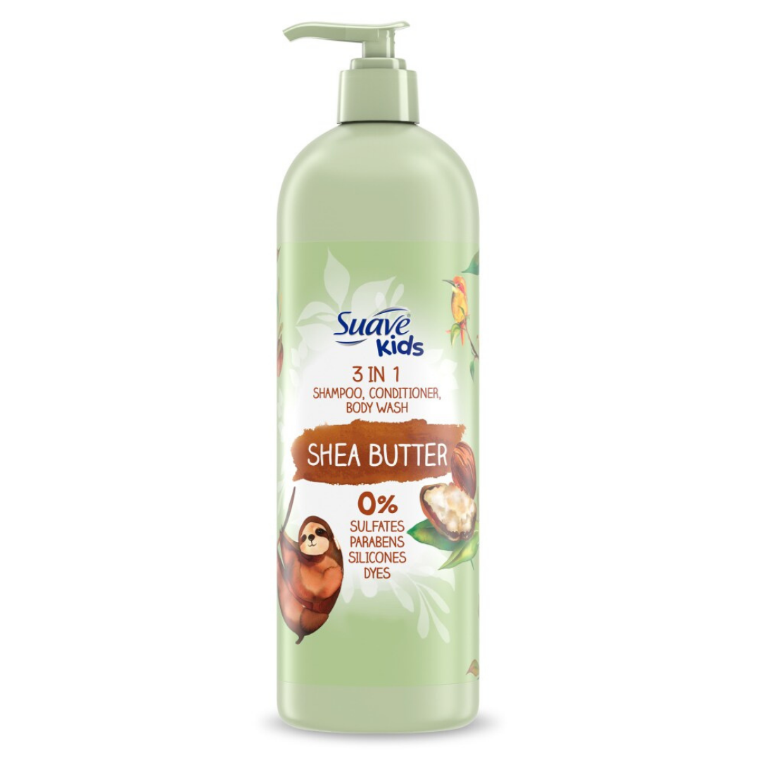 Suave Kids 3-in-1 Apple shampoo acondicionador gel 22.5oz