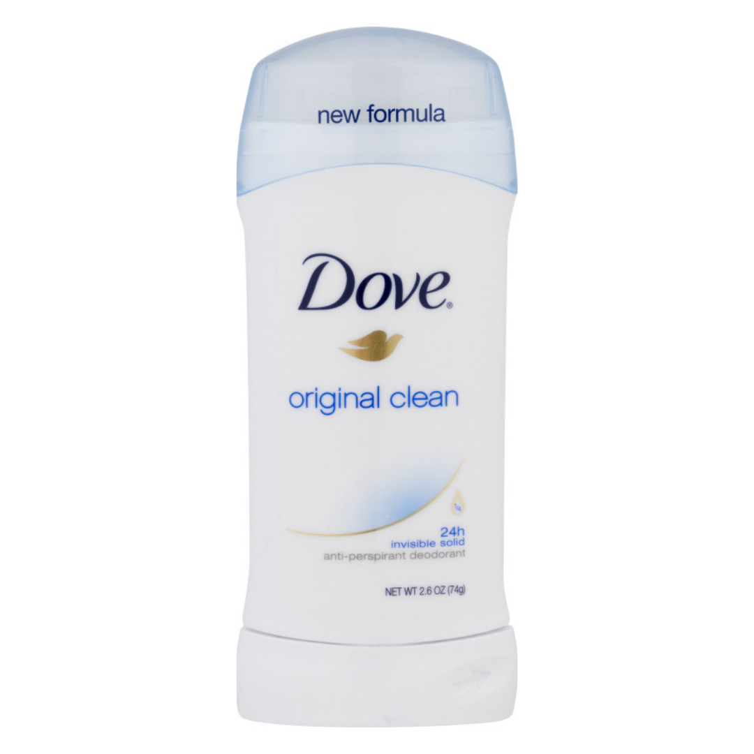 Dove Original Clean Invisible Solid Deodorant desodorante barra 2.6oz