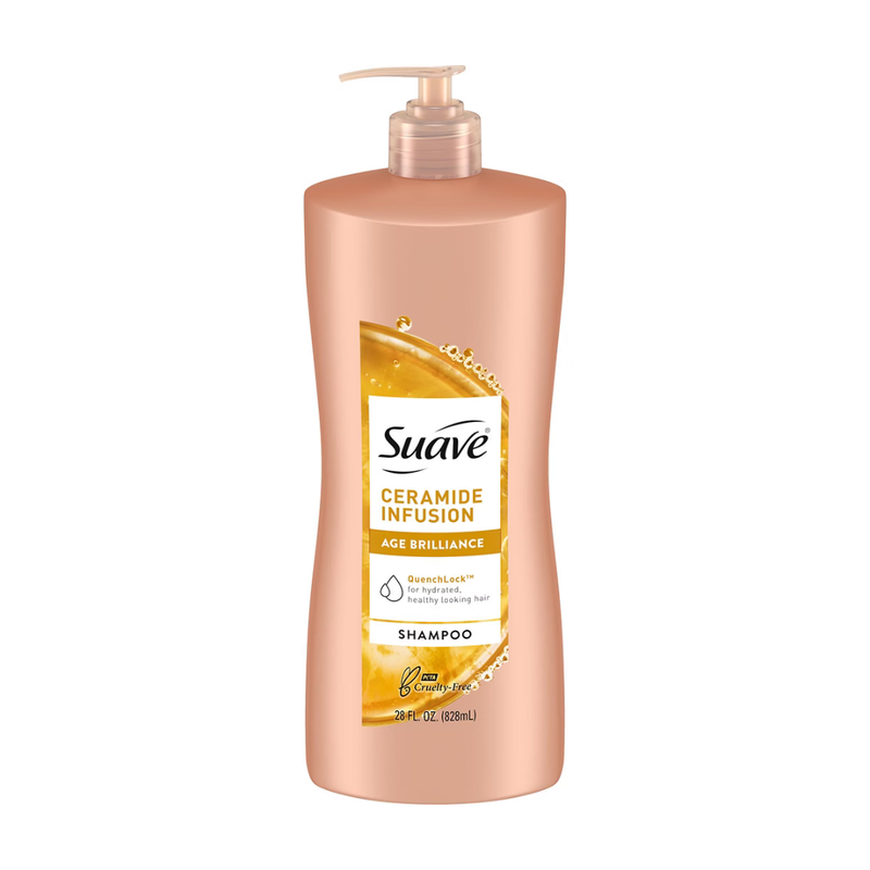 Suave Professionals Ceramide Infusion Age Brilliance Shampoo (28oz)