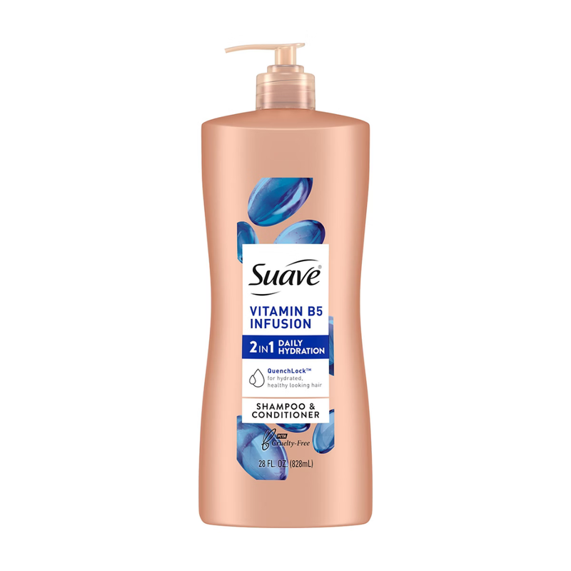 Suave Professionals Vitamin B5 Infusion 2-in-1 Shampoo & Conditioner (28oz)