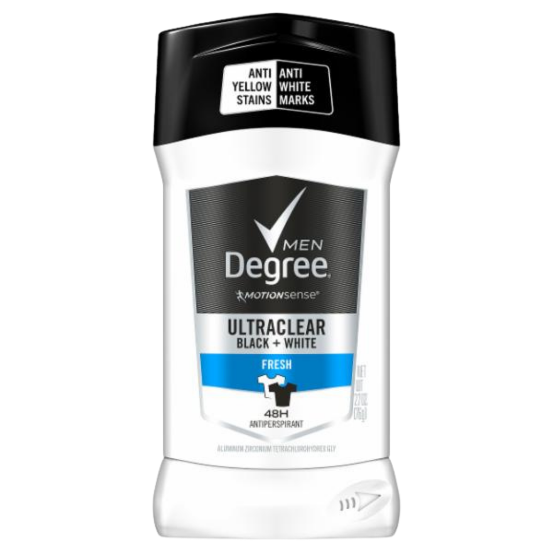 Degree UltraClear Black+White Fresh antitranspirante 2.7oz