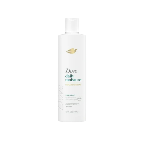 Dove Daily Moisture Damage Therapy Shampoo with Hyaluronic Serum (12oz)