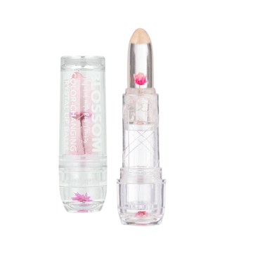 Blossom Color Changing Crystal Lip Balm Pink 0.1oz bálsamo labial mágico
