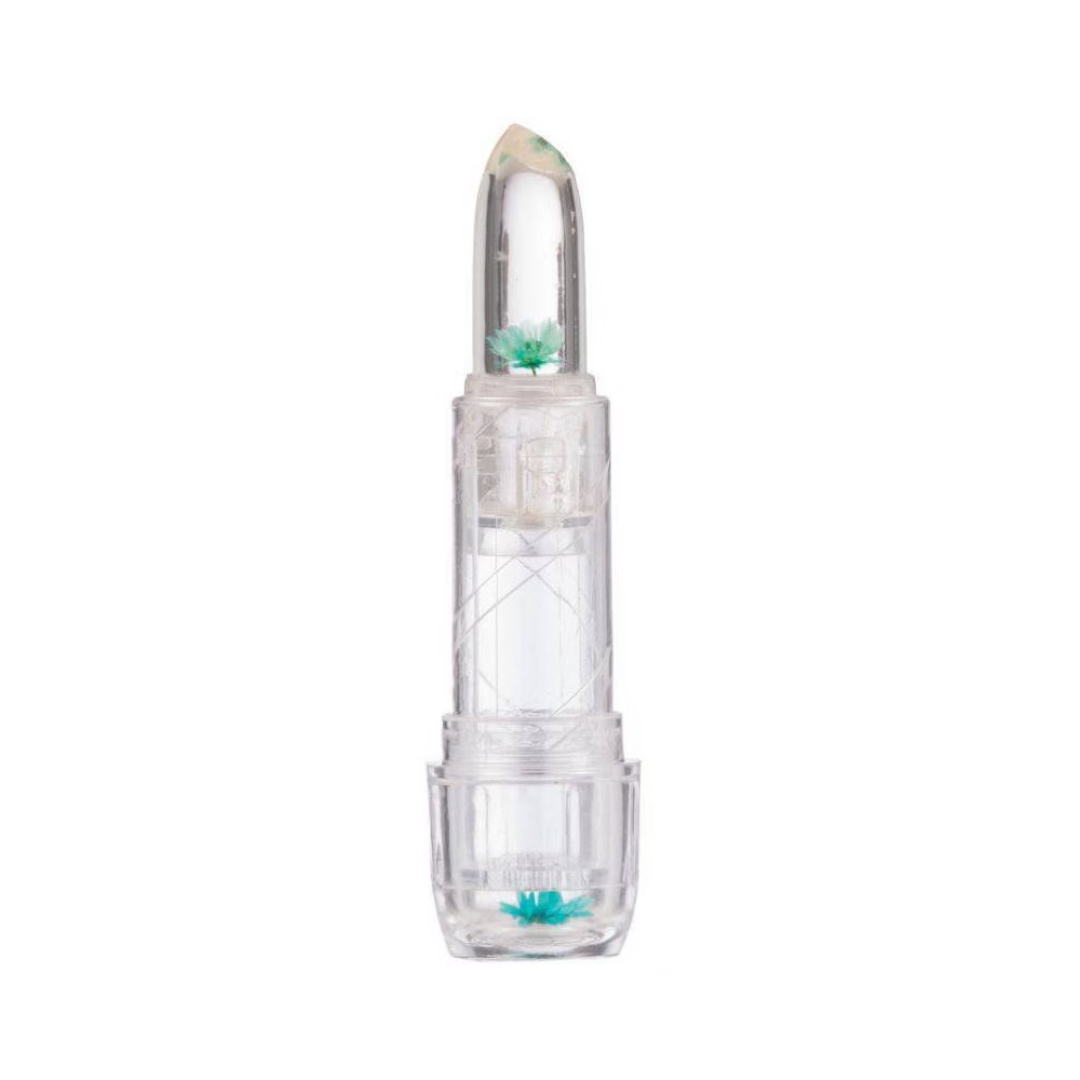 Blossom Color Changing Crystal Lip Balm Turquoise 0.1oz bálsamo labial hidratante