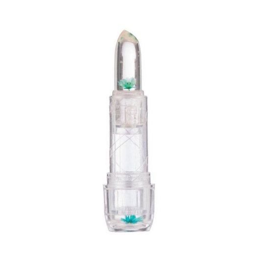 Blossom Color Changing Crystal Lip Balm Turquoise 0.1oz bálsamo labial hidratante