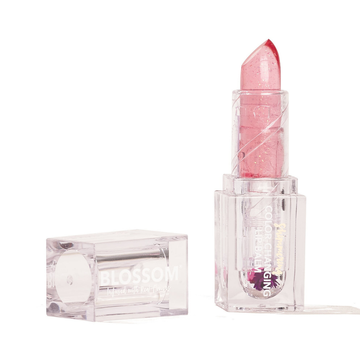 Blossom Shimmering Color Changing Lip Balm Blush 0.1oz bálsamo labial hidratante