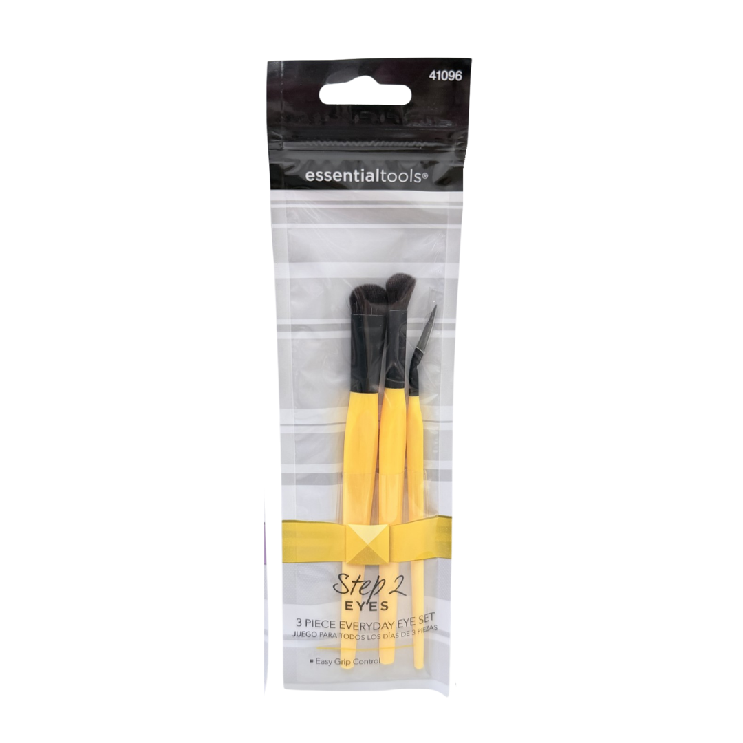 Essential Tools Everyday Eye Brush Set kit de 3 brochas para ojos