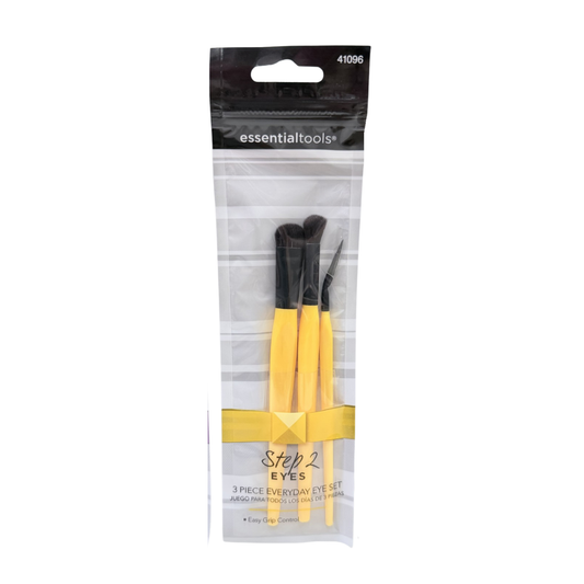 Essential Tools Everyday Eye Brush Set kit de 3 brochas para ojos