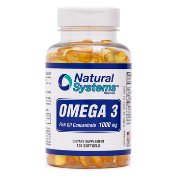 Natura Omega 3 Fish Oil Softgels salud cardiovascular 100ct