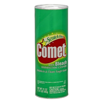 Comet Disinfectant Cleanser with Bleach 21oz polvo limpiador cloro