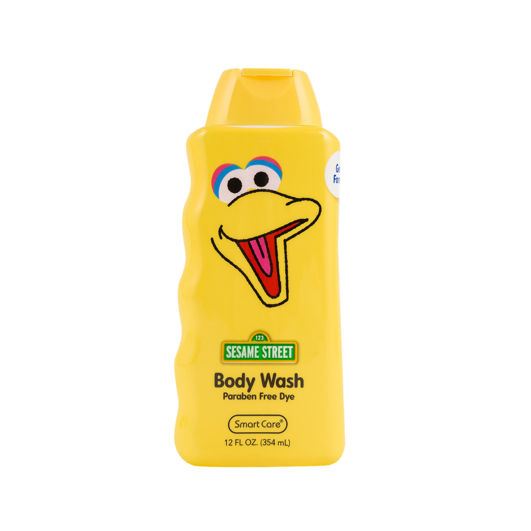 Jabón líquido corporal Smart Care Sesame Street Big Bird de 12oz para niños