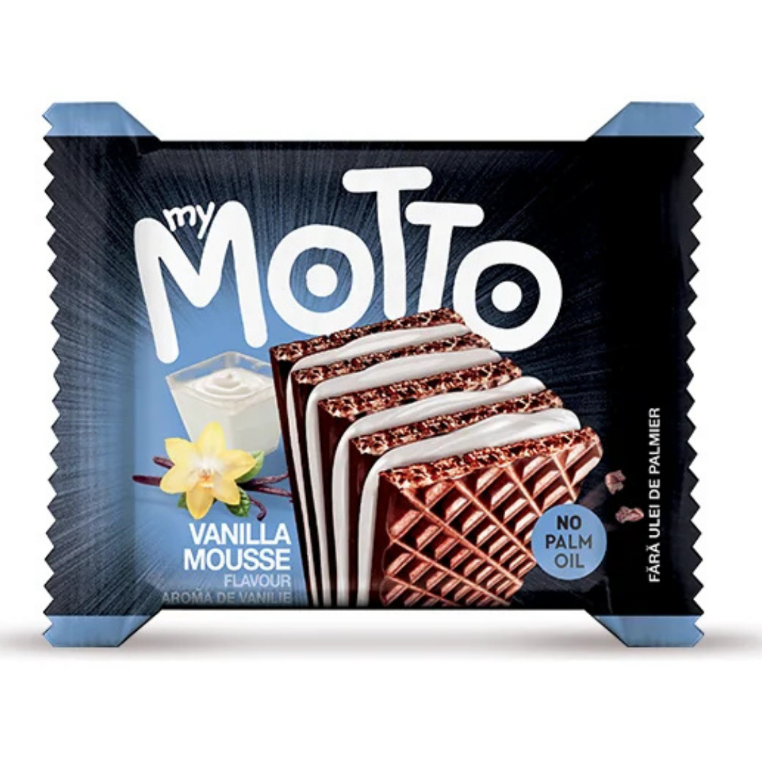 My Motto Wafer Bar Vanilla Mousse barra de oblea vainilla