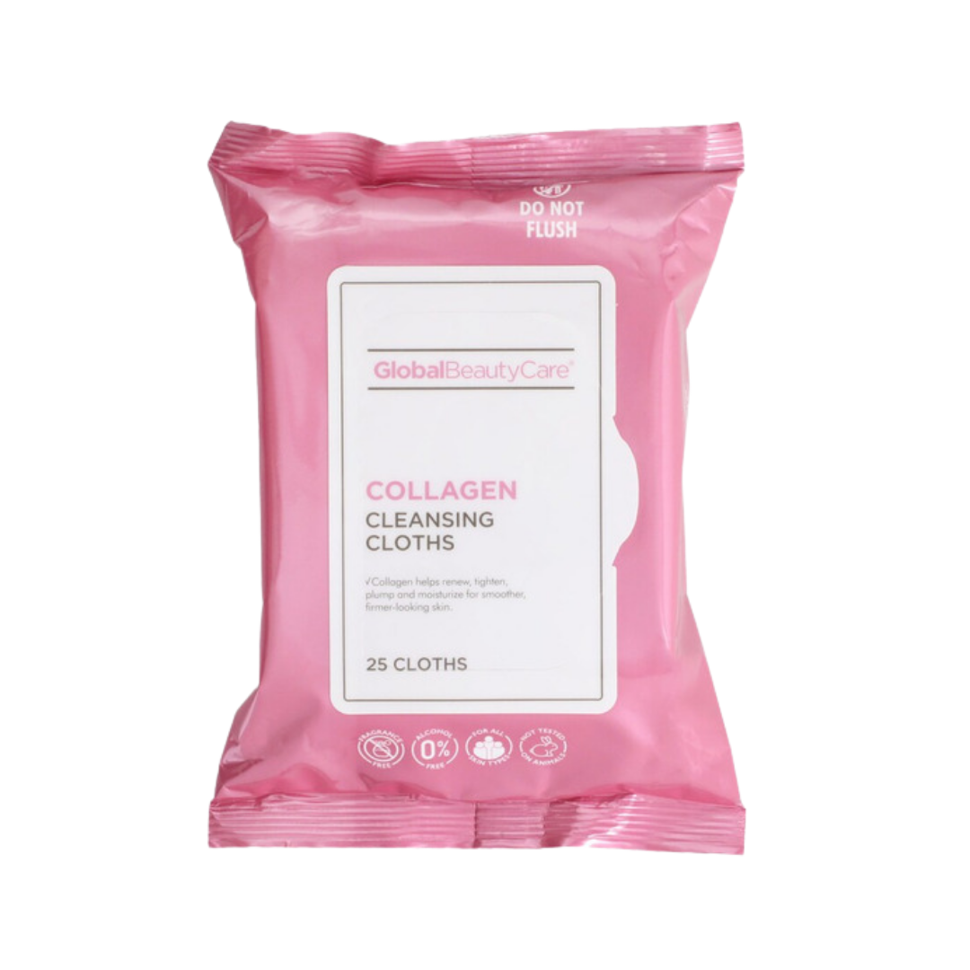 Global Beauty Care toallitas limpieza colágeno 25 ct efecto firmeza