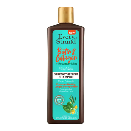Every Strand Biotin Collagen Shampoo 13.5oz champu fortalecedor sin sulfatos