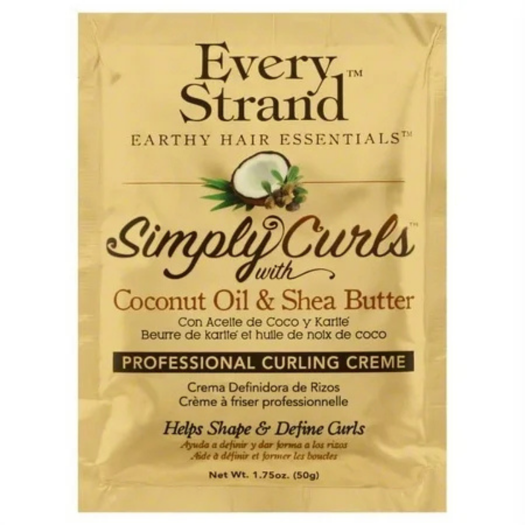 Every Strand Simply Curls Curling Creme crema para rizos coco karite 50g