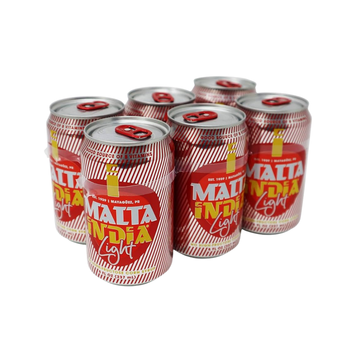 Malta India Light Malt Beverage 6 pack malta ligera