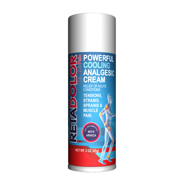 Retadolor Cooling crema analgésica efecto frío 3oz, calma inflamación y ardor