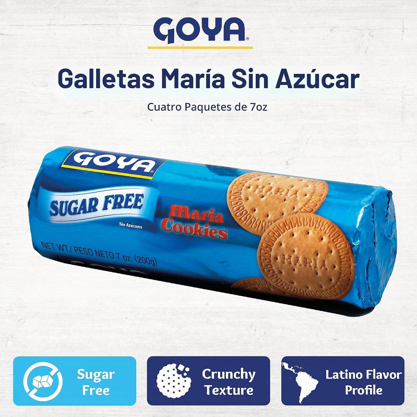 Galletas María Sin Azúcar GOYA 7.05 oz
