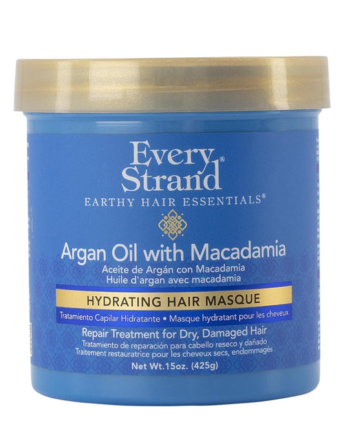 Every Strand Mascarilla Hidratante Argan Oil con Macadamia, 15 oz