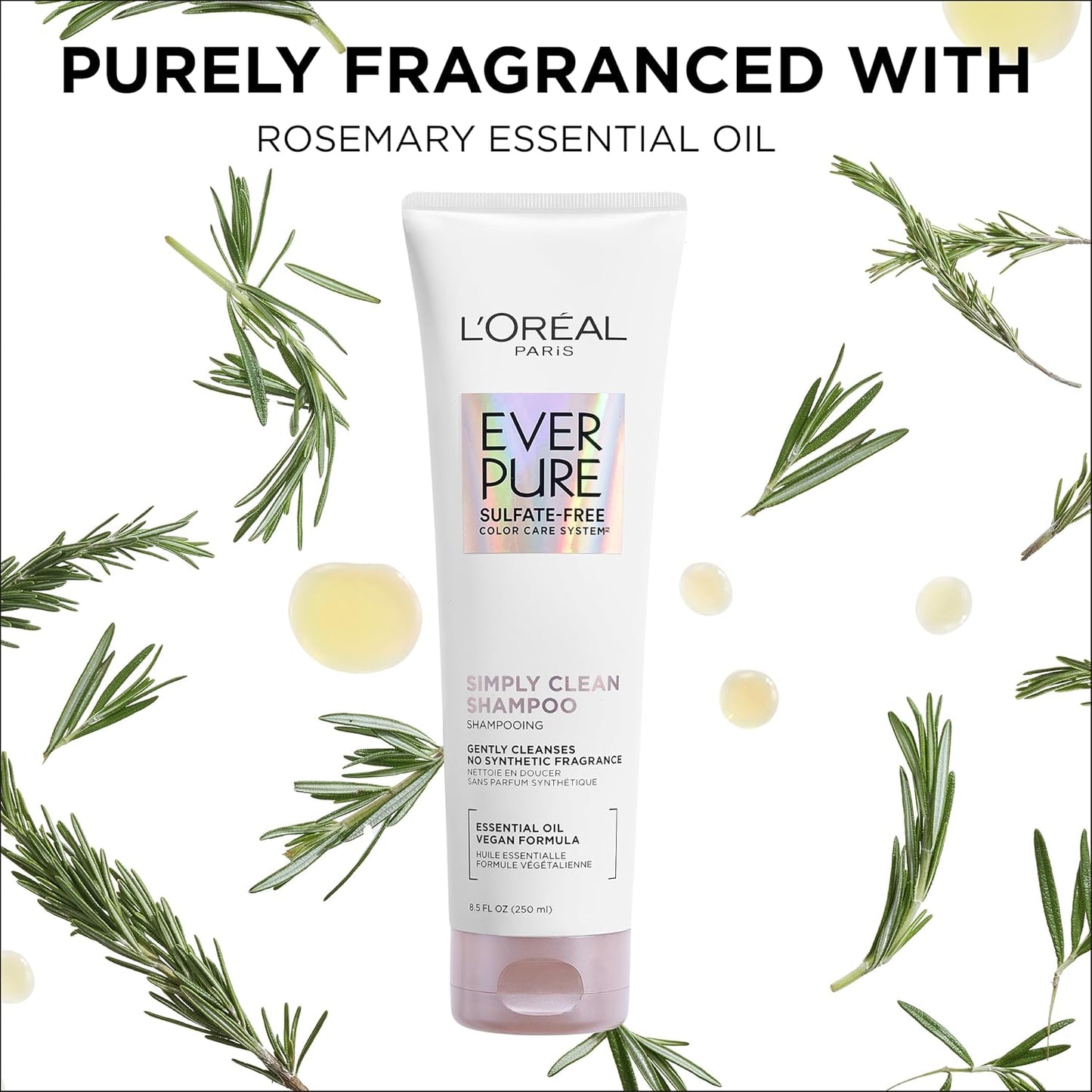 L'Oréal EverPure Simply Clean Shampoo (8.5 oz)