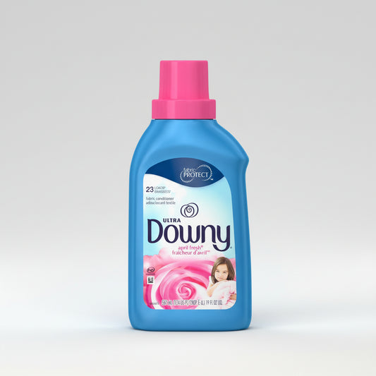 Downy Ultra April Fresh – Suavizante líquido para telas, 19 fl oz / 23 cargas