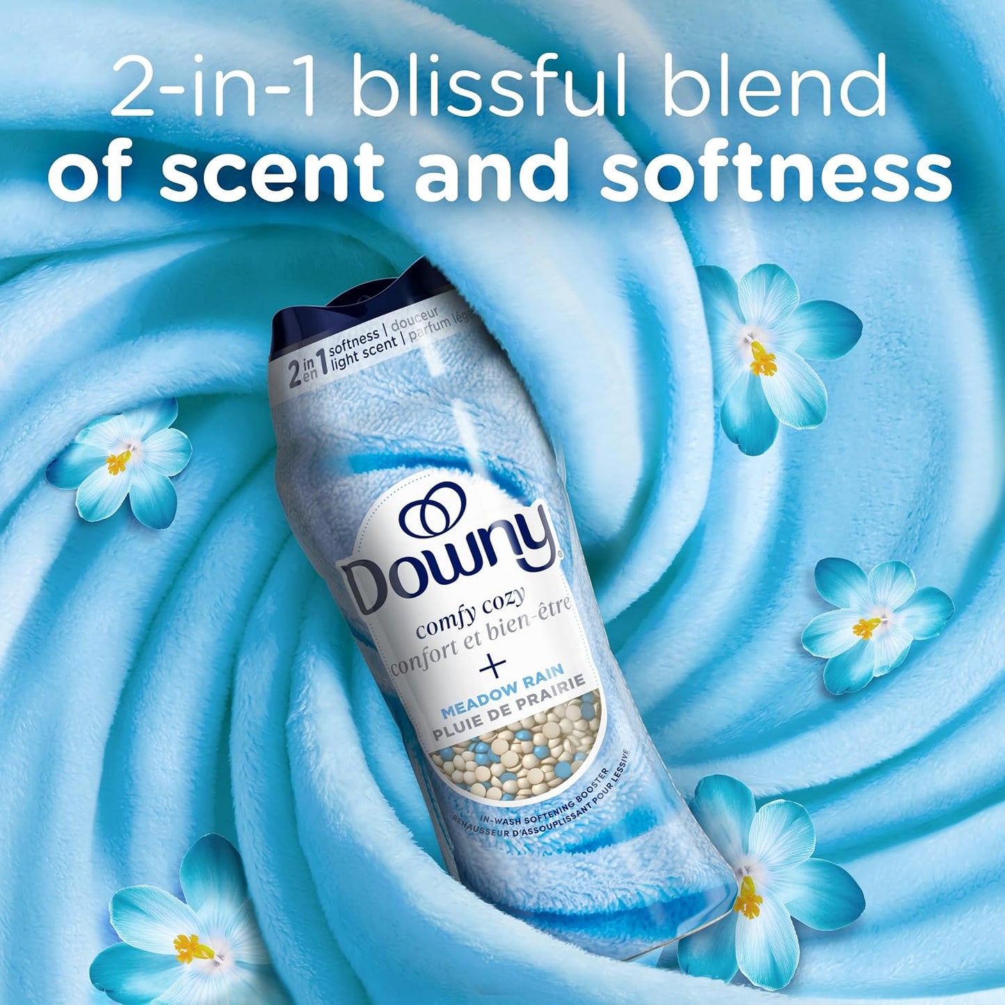 Downy Perlas aromáticas Blends Cozy Light Rain – 13 oz