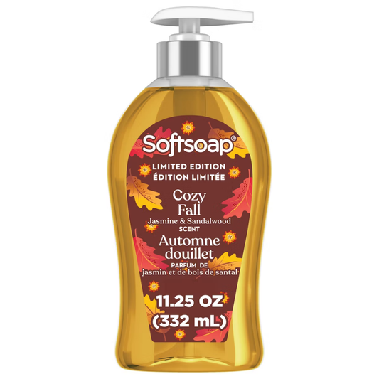 Softsoap Cozy Fall Jabón Líquido Jazmín y Sándalo 11.25oz