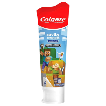 Colgate Kids Minecraft Toothpaste pasta dental niños 4.6oz