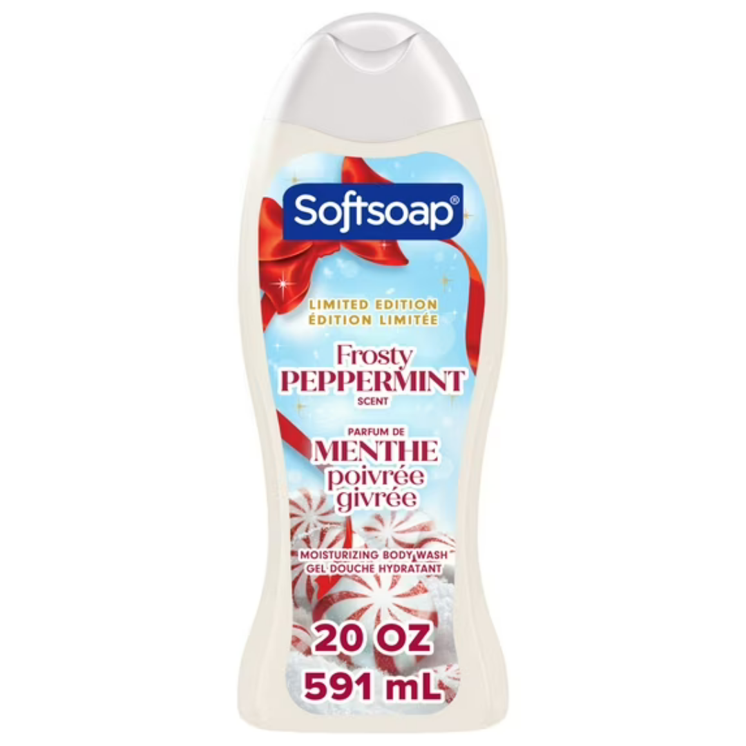 Softsoap Frosty Peppermint Body Wash Gel de Baño Hidratante 20oz